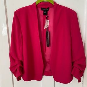 Sheer Cropped Blazer